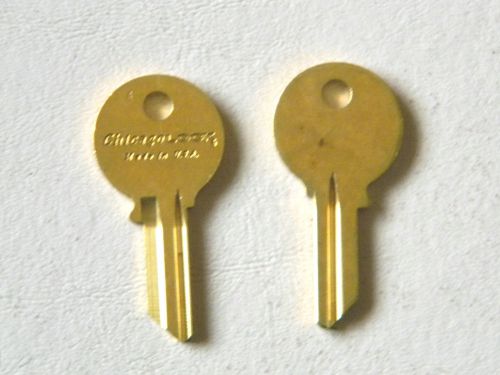 Chicago kp2 key blanks - free code cutting- 2 blanks for sale