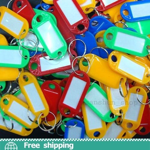 3pcs lot of key id labels tags with key ring split rings a 1 for sale