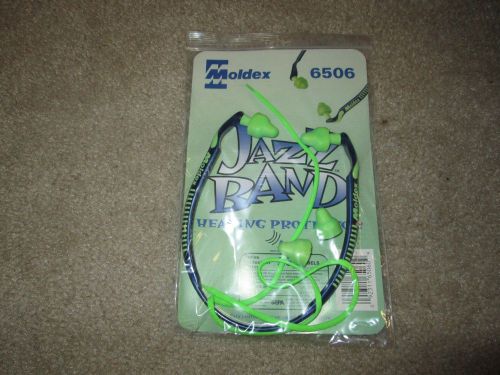 New MOLDEX Jazz Band Banded Ear Plug + Cord Protector 6506 Protection NRR 25
