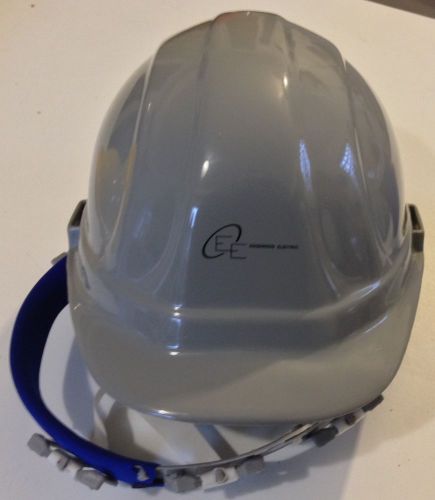 New omega ii gray cap hard hat hardhat edgewood electric, tegg service for sale