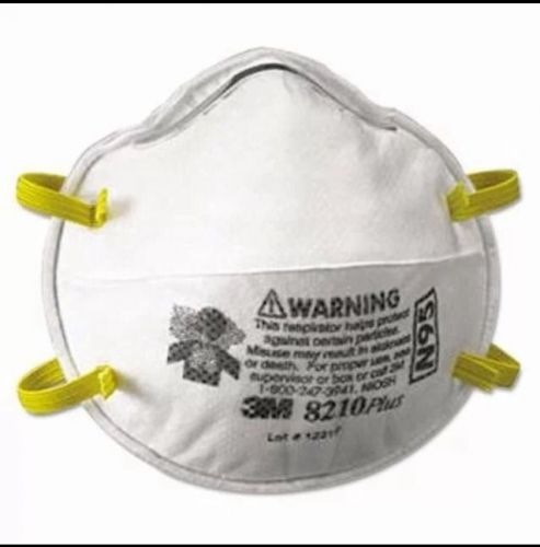3M 8210Plus N95 Particulate Disposable Respirator Masks Mask 20 Per Box C50