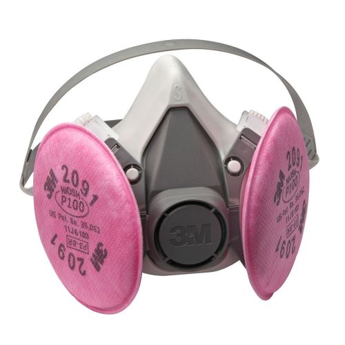 3m 6391 respirator - p100 half facepiece reusable respirator (lg) for sale