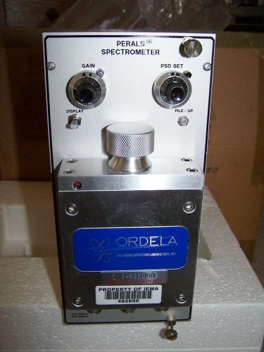 Ordela Inc Perals Spectrometer 8100AB-HV ~ Apparently unused ~  Nuclear Alpha ?