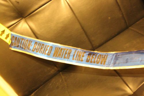 Underground detectable warning marking tape &#034;caution buried water lines below&#034; for sale