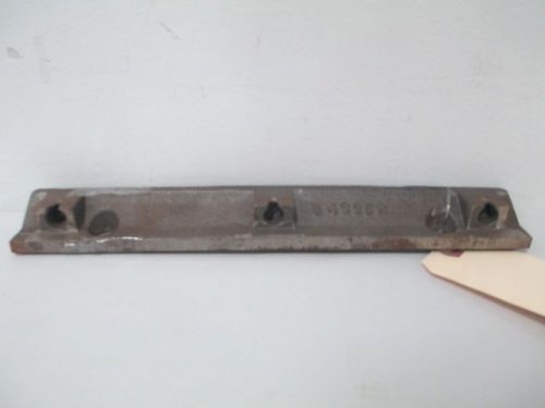 NEW DETROIT COIL U-4605-A STEEL OVER FEED PLATE BAR 12-1/2X2IN 2-HOLE D247702
