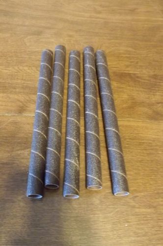 Spiral  5/8x9&#034; Bands/Sleeves 80 Grit - New * Multiple
