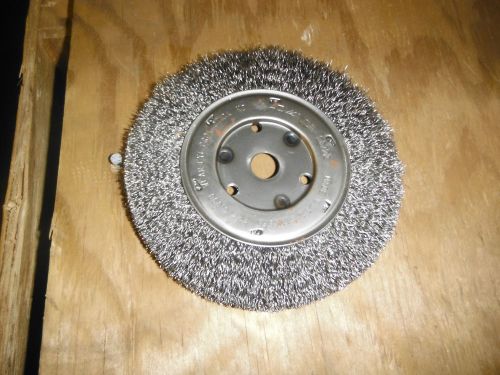 Advance Brushes #606-34 6&#034; X 5/8 - 1/2&#034; AH Crimped Wire Wheel P/N - 07223