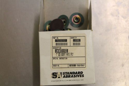 Standard abrasives 1&#039;&#039; sanding discs 320 grit