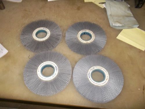 (4)  weiler nylox abrasive nylon wheel composite 83110 83130 83140 83150. for sale