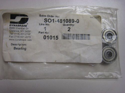 Dynabrade 01015 bearing pair   new in bag--lot of 2 bearings for sale