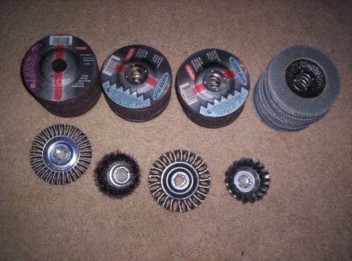 67 cut-off wheels and 26 other abrasives for a 4 1/2 inch grinder