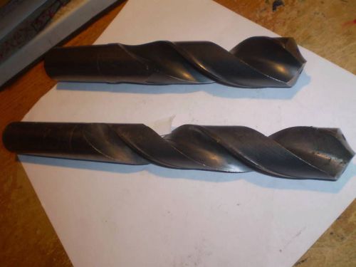 PAIR OF HS BLACK OXIDE COATED COOLANT/OIL FED DRILLS