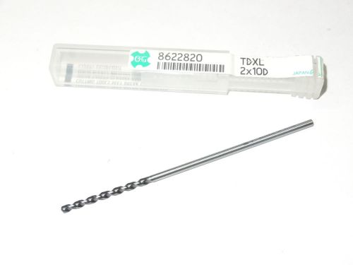 OSG 2.0mm 0.0787&#034; WXL Fast Spiral Taper Long Length Twist Drill Cobalt 8622820