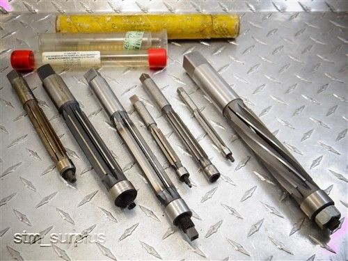 NICE LOT OF 7 HHS EXPANSION REAMERS 5/16&#034; TO 1&#034; MORSE CLEVELAND