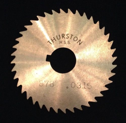 Thurston HSS 2 x 0.0315 x 1/2 Keyway Slitting Slotting Circular Saw Blades