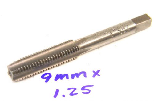 Used craftsman usa m9 x 1.25 plug hand tap 9mm x 1.25 hss for sale