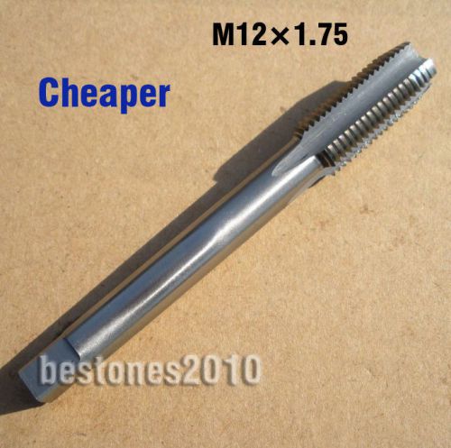 Lot New 1 pcs Metric HSS(M2) Plug Taps M12x1.75mm Right Hand Machine Tap Cheaper