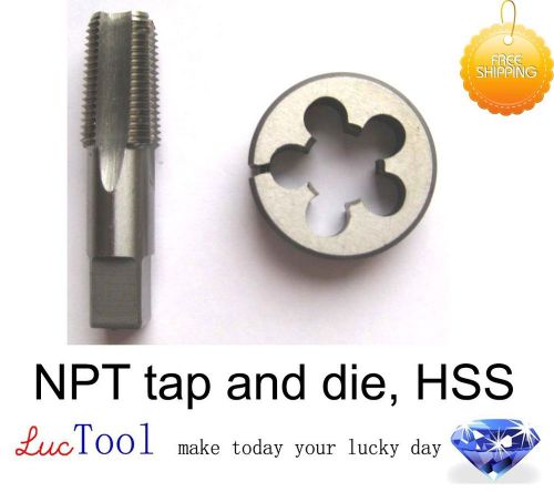 1-11 1/2 pipe tap and die, NPT tap and adj die, HSS