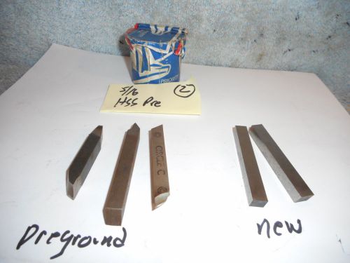 Machinists Buy Now DR #2 5/16 HSS Unused and Preground Tool Bits