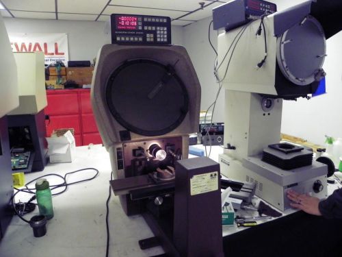 14&#034; scherr-tumico / st industries #20-3500 bench top optical comparator for sale