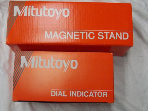 NEW MITUTOYO MAGNETIC STAND 7010SN AND DIAL INDICATOR 2416S