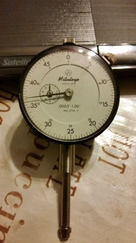 Mitutoyo Dial Indicator .0005&#034;-1.00&#034;  No.2776