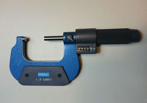 **new**Machinist Tool: Fowler 1&#034;-2&#034; Micrometer #52-230-202, No Battery Needed
