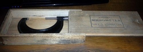 Starrett Micrometer 2in to 3in In Original Wooden Box.