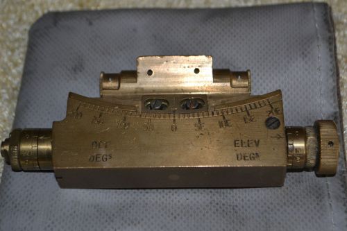 Clinometer Gauge Vintage 1944 World War ll