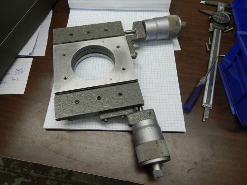 Tubular micrometer x, y comparator table for sale