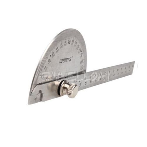 90 x 150mm Protractor Round Head Stainless Steel General Tool Hot Sale New E