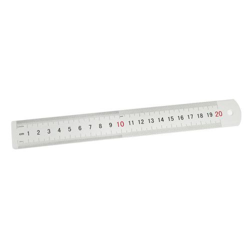 Woodworker 20cm Measuring Range 0.5mm Accuracy Straight Ruler