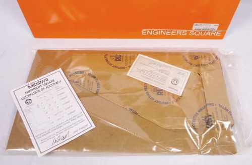 Mitutoyo 916-594 engineers square 9&#034; steel new in box for sale