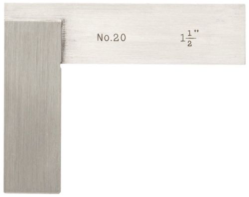 New starrett 20-1-1/2 hardened steel master precision square 1-1/2&#034; beam &amp; blade for sale
