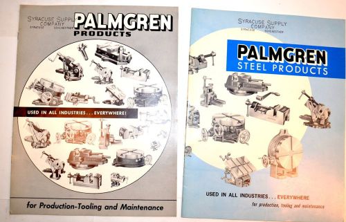 2 palmgren  products catalogs #207 &amp; steel products  210 #rr15 rotary table vise for sale