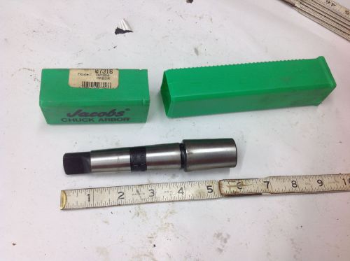 Jacobs A0304, 7316 Chuck Arbor, 3 Morse Taper to 4 Jacobs Taper. NEW
