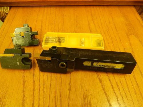 Kennametal ngdhr-16 interchangeable head grooving tool with accessories for sale