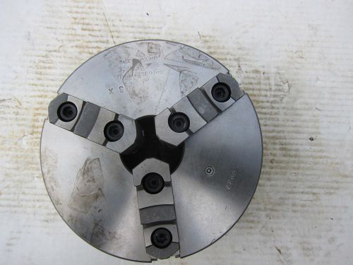 8&#034; bison 3 jaw lathe chuck direct mount thread 2-3/8&#034; x 6  toolmex 7-805-0854 for sale