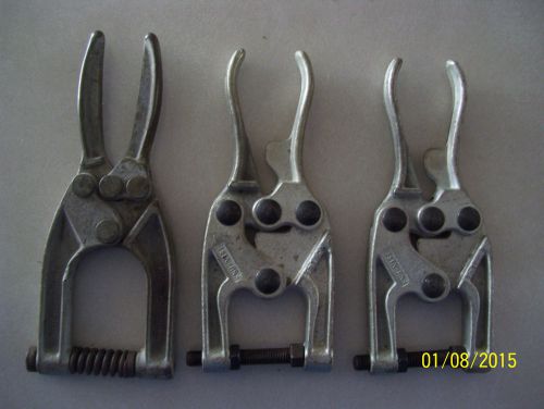 Knu-vise plier clamps - three for sale