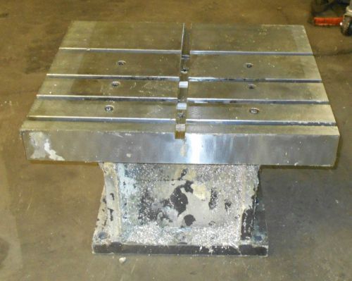 23-3/4&#034; x 19-1/2&#034; x 14-1/8&#034; h, t-slotted table / riser / set-up table, used for sale