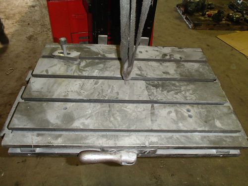 27&#034; x 19&#034; x 3.75&#034; steel welding t-slotted table cast iron layout plate t-slot for sale