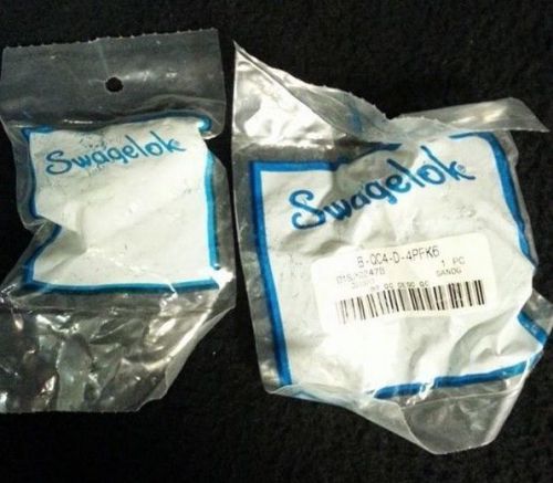 Swagelok quick connect female pipe thread b-qc4-d-4pfk6 1/4&#034; white key lot of 2 for sale