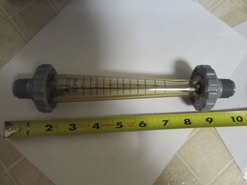 In-line flowmeter, 1 to 12 scfm, blue-white, f45376 for sale