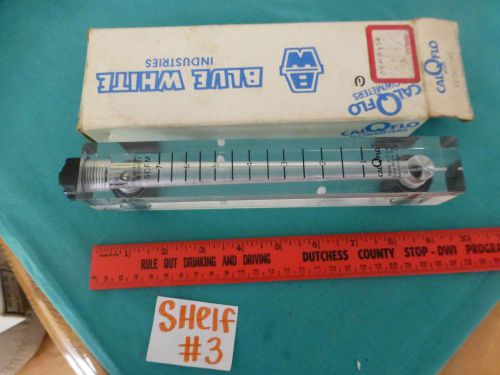 calqflo blue white flowmeter CF-50376G PVC