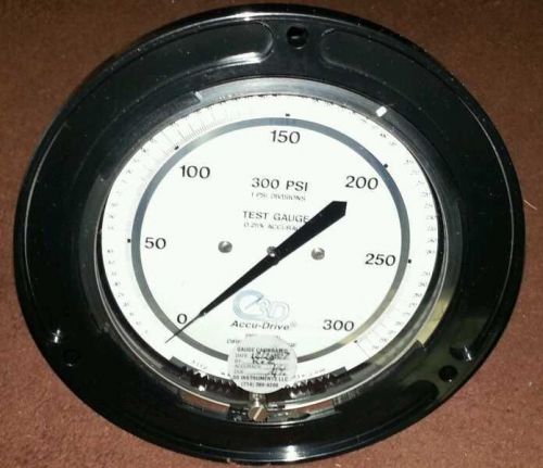3-d accu-drive 0-300 dial pressure gage x 1 psi 0.25 % accuracy for sale