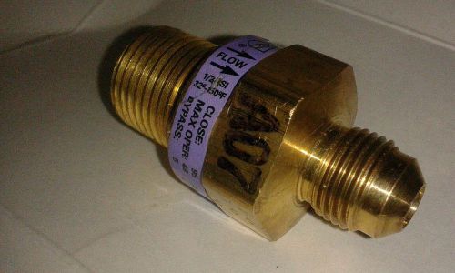 Safety+plus automatic excess flow cutoff gas safety valve 1/2&#034; for sale