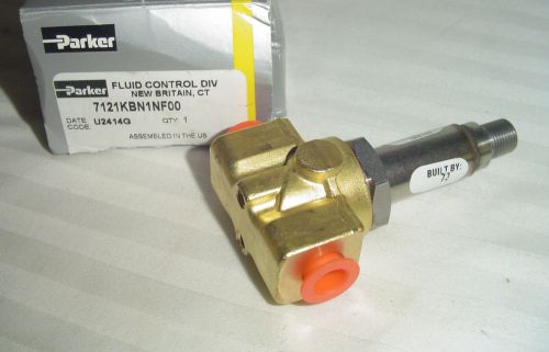 New parker  fluid controls solenoid valve 7121kbn1nf00 2-way-closed-1/8 for sale
