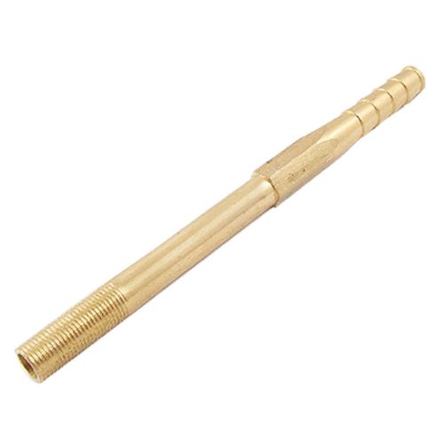 Moulding 9/25&#034; fine thread brass coupler tapered barb hose nipple 5.7&#034; for sale