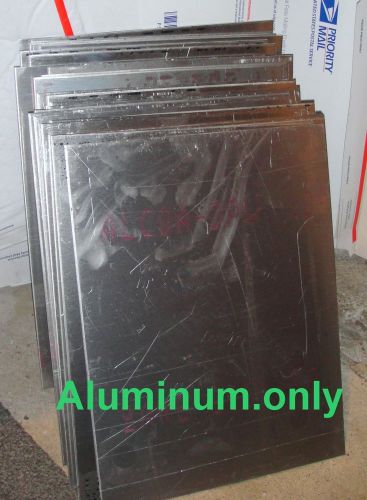 4x of aluminum sheet / metal / 9&#034;x12&#034; x .090&#034; thick plate. for sale