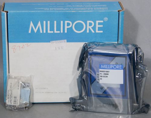 New millipore tylan fc-2900m 200 sccm h2 mass flow controller, asm 54-123250a16 for sale